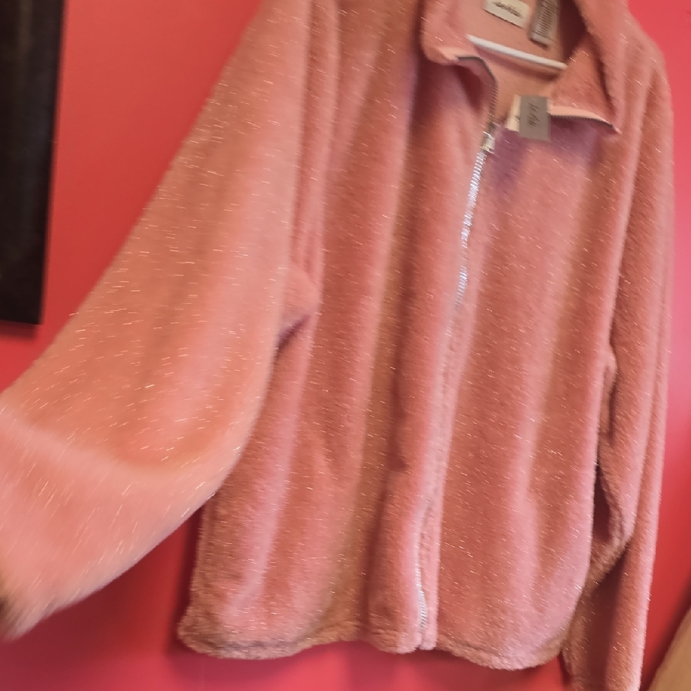 Moda Pink Teddy Jacket - Picture 3 of 9